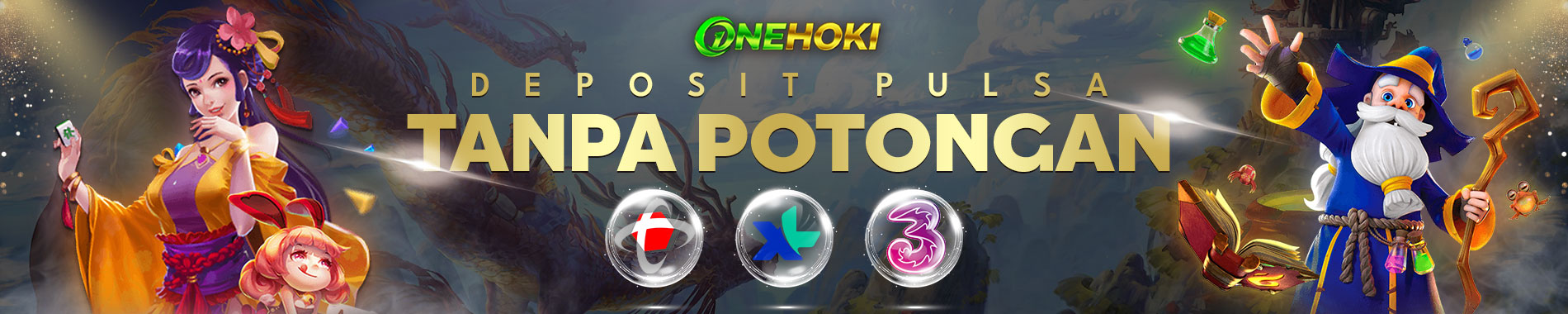 DEPOSIT PULSA TANPA POTONGAN ONEHOKI